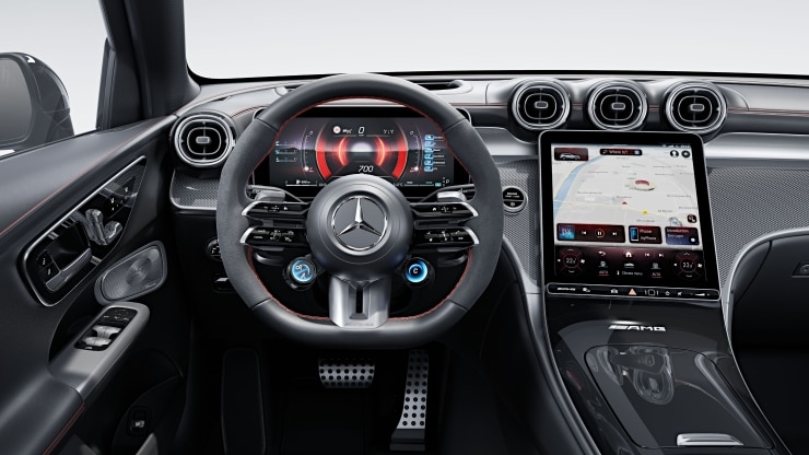 Kierownica AMG Performance wyko&nacute;czona sk&oacute;r&aogon; nappa oraz mikrofibr&aogon; MICROCUT Zdj&eogon;cie 1