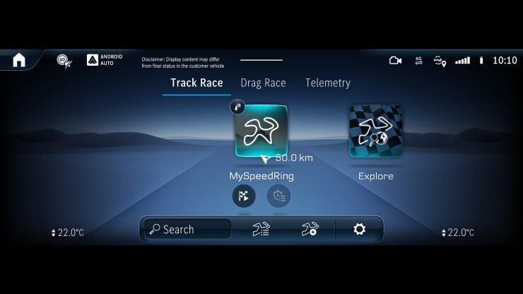 Digitales Extra&colon; AMG TRACK PACE 1
