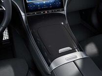 GLC Centre console in black fine-structure look