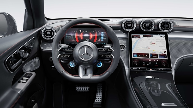 AMG Performance Lenkrad in Leder Nappa / Mikrofaser MICROCUT 2