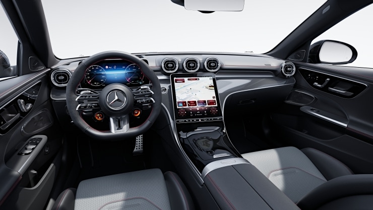 AMG Performance Lenkrad in Leder Nappa / Mikrofaser MICROCUT 3