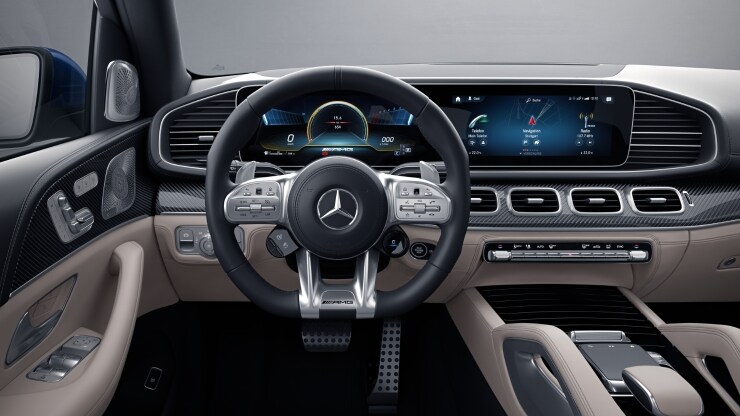 AMG Performance Lenkrad in Leder Nappa &sol; Mikrofaser MICROCUT Bild 1