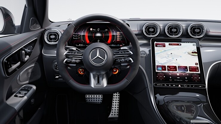 AMG Performance Lenkrad in Leder Nappa / Mikrofaser MICROCUT Bild 1