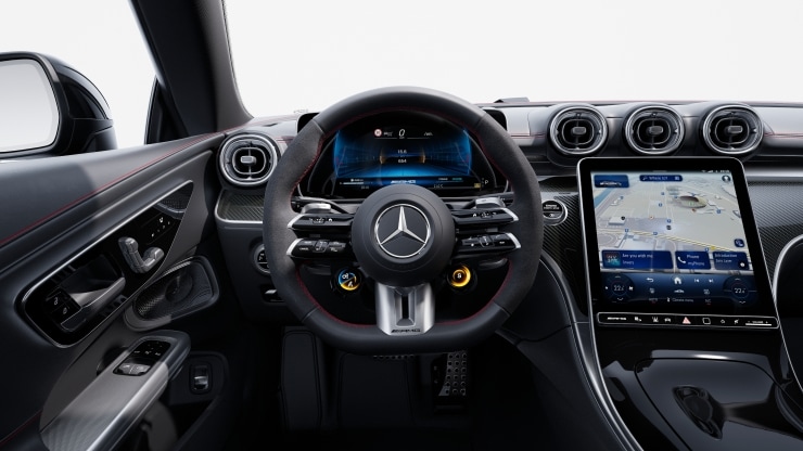 AMG Performance Lenkrad in Leder Nappa &sol; Mikrofaser MICROCUT Bild 1
