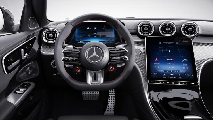 AMG Performance Lenkrad in Leder Nappa / Mikrofaser MICROCUT Bild 1