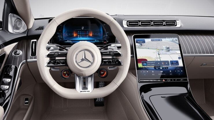 Kierownica AMG Performance wyko&nacute;czona sk&oacute;r&aogon; nappa Zdj&eogon;cie 1