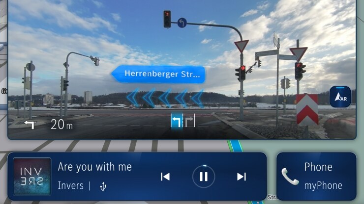 Service Connect&eacute; &colon; R&eacute;alit&eacute; augment&eacute;e MBUX pour la navigation 2