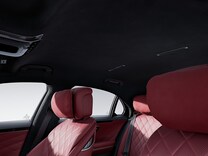 S-Class Long MICROCUT microfibre roof liner in black