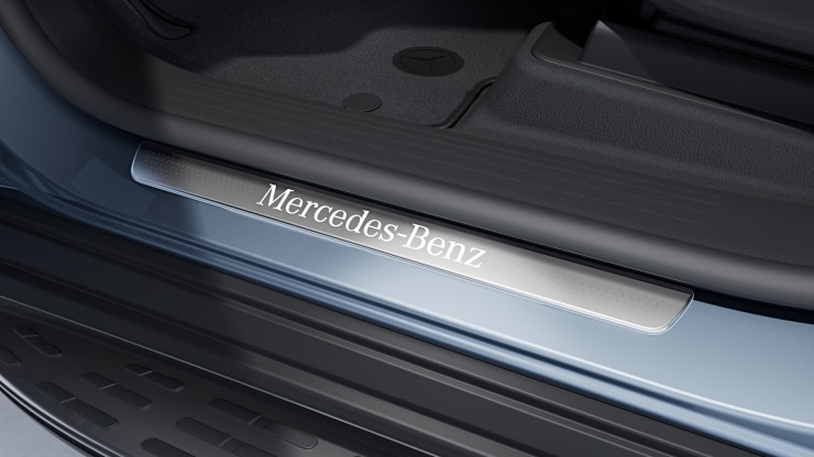 MANUFAKTUR Fußmatten Hochflor mit gesticktem Mercedes Stern 1