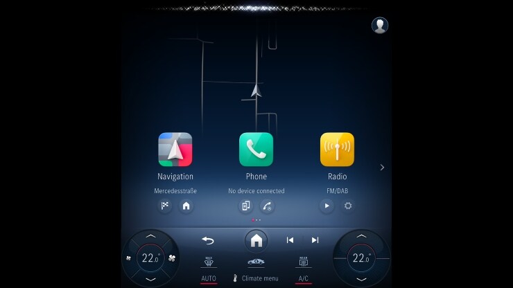 Zentraldisplay Bild 1