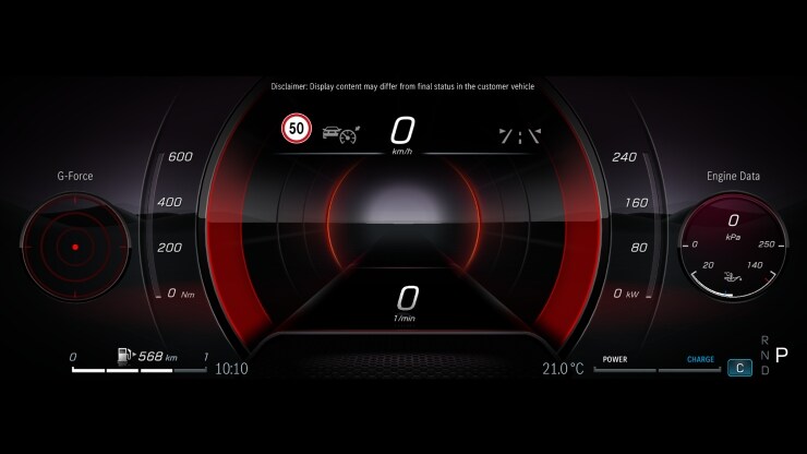 Fahrerdisplay 10