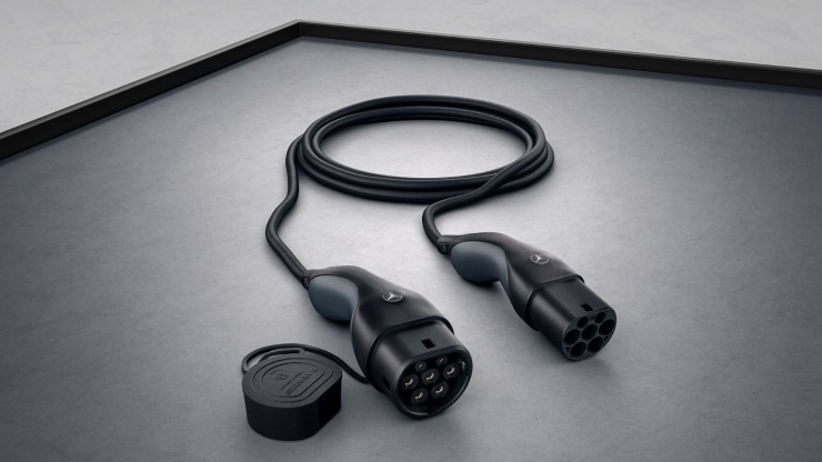 Câble de charge jusqu'à 22 kW pour Wallbox et borne de recharge publique, 5 m (type 2, courant triph Image 1