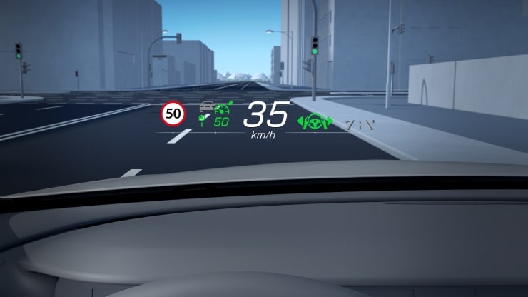 Head-up-Display Bild 1