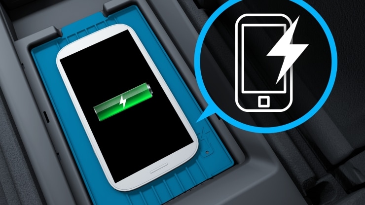 Kabelloses Ladesystem für mobile Endgeräte vorn Bild 1