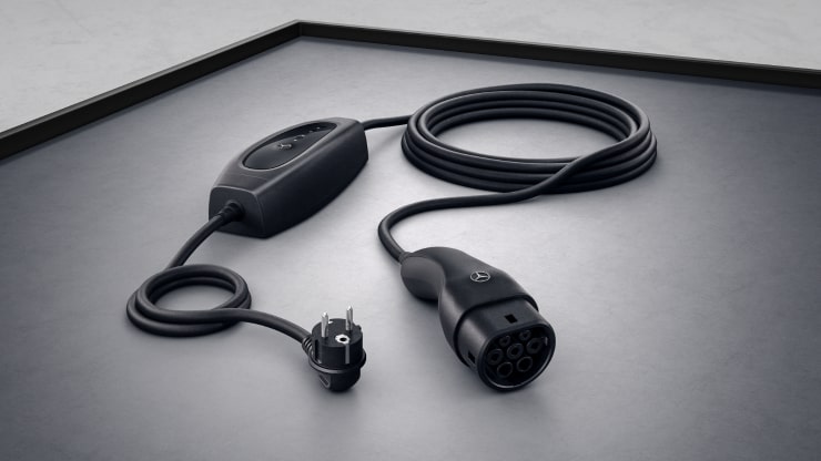 Ladekabel bis 1,8 kW für Haushaltssteckdose, 8m, glatt Bild 1