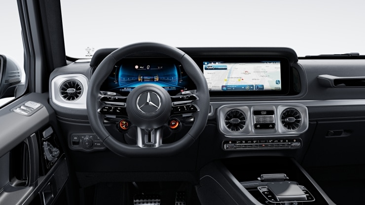Przyciski na kierownicy AMG 1