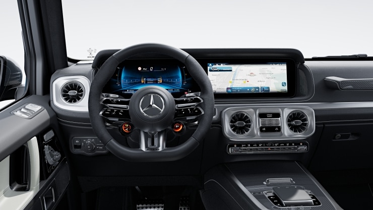 Kierownica AMG Performance wykończona skórą nappa/mikrofibrą MICROCUT Zdjęcie 1