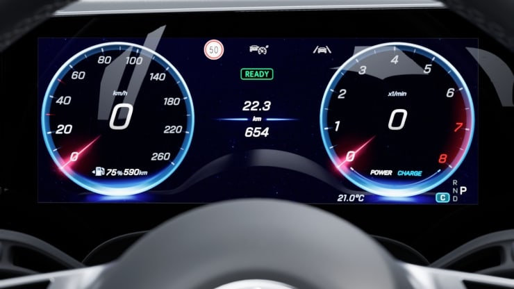Fahrerdisplay Bild 1