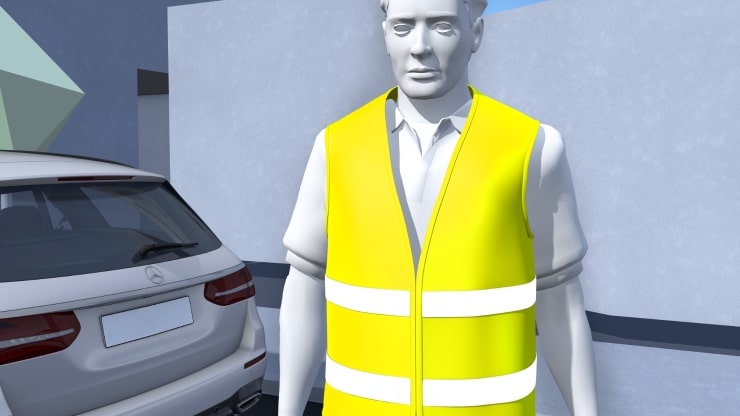 Warnweste für Fahrer Bild 1
