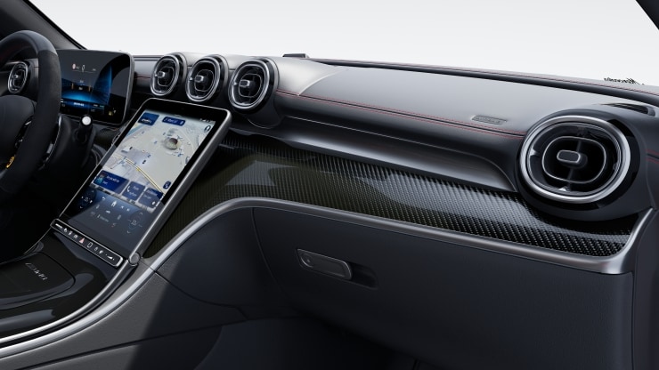 Insert décoratif AMG en carbone 2