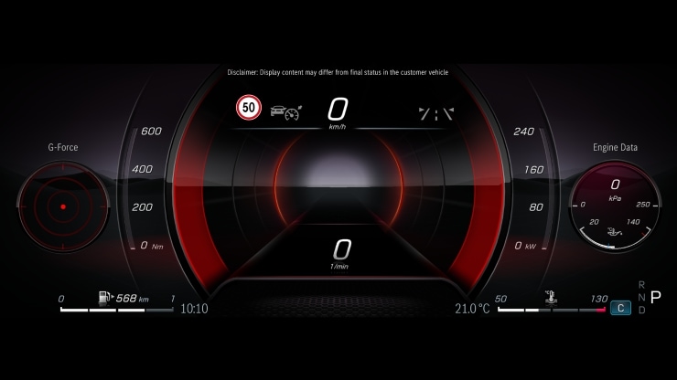 Combiné d'instruments WIDESCREEN 6