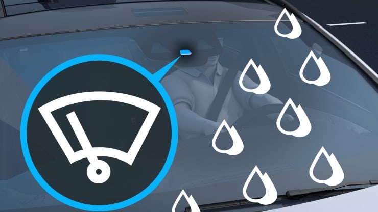Essuie-glaces avec détecteur de pluie Image 1
