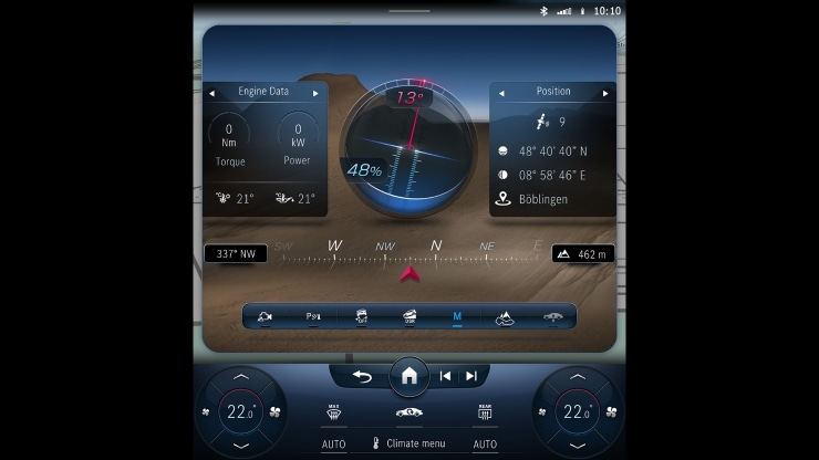 Ecran central OLED 4