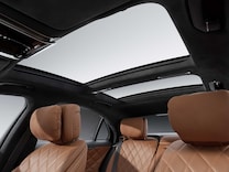 S-Class Saloon Long MICROCUT microfibre roof liner in black