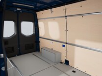 eSprinter Kastenwagen Innenverkleidung Laderaum bis Dachhöhe (Holz)