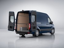 eSprinter Skříňová dodávka Dvoukřídlé zadní dveře 270°