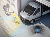 eSprinter șasiu - cabină simplă Sistem avertizare unghiuri moarte fata