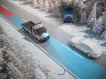 eSprinter șasiu - cabină simplă Asistent activ pentru mentinerea benzii de rulare