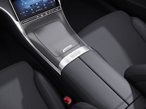 Mercedes-AMG Classe C Break Console centrale à motif en losanges gris argent