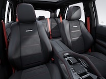 Mercedes-AMG GLE designo seat belts in red