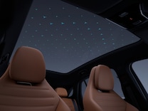 GLC Illuminated pattern in the panoramic roof