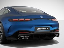 Mercedes-AMG GT Coupé Omissione scritta modello sul retro della vettura