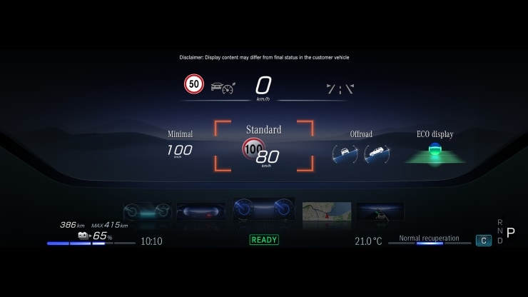 Head-up-Display Bild 1