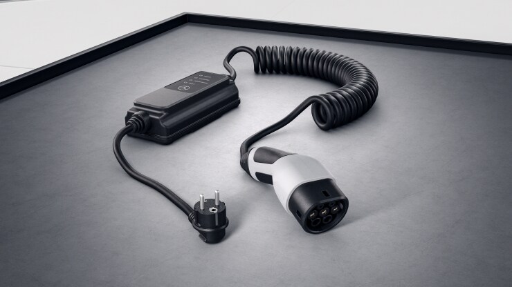 Ladekabel bis 1,8 kW für Haushaltssteckdose, 5m, glatt Bild 1