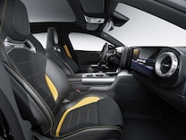 Mercedes-AMG GT 4-drzwiowe Coupé Żółte pasy bezpieczeństwa