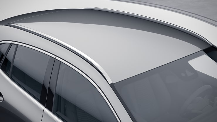 Dachreling in poliertem Aluminium 1