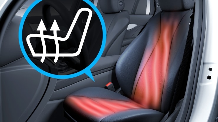 Sitzheizung für Fahrer und Beifahrer 1