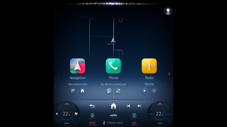 Zentraldisplay Bild 1