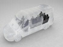 Sprinter Tourer 3-sits komfortsoffa i passagerarutrymme 3:e raden