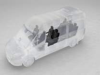Sprinter Tourer 2-sits komfortsoffa i passagerarutrymme 1:a raden