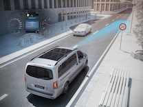 eVito Tourer Aktiv hastighetbegränsningsassistent