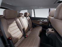 GLS Multicontour rear seats featuring massage function