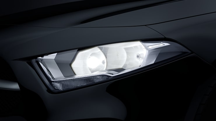 Halogen-Scheinwerfer mit integriertem LED-Tagfahrlicht Bild 1