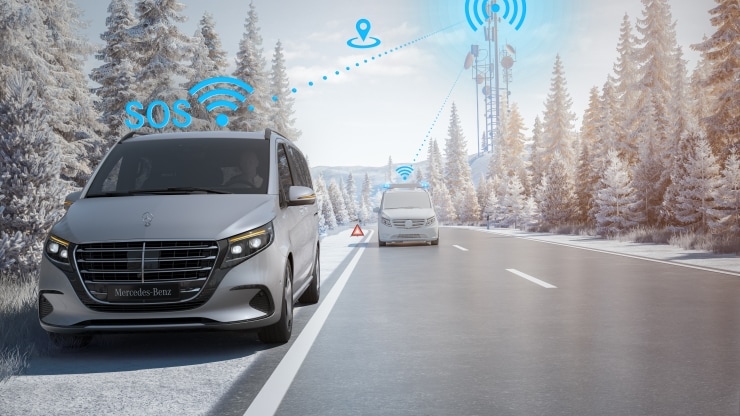Mercedes-Benz Notrufsystem Bild 1