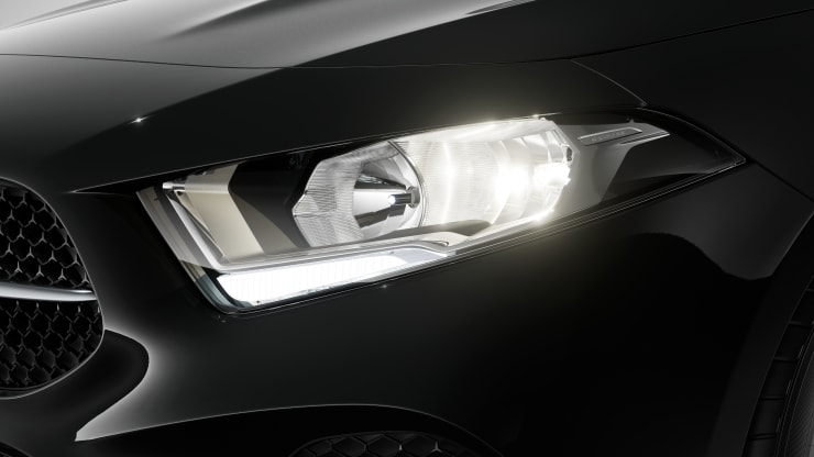 Halogen-Scheinwerfer mit integriertem LED-Tagfahrlicht Bild 1