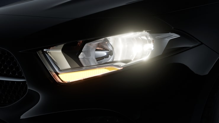 Halogen-Scheinwerfer mit integriertem LED-Tagfahrlicht 3
